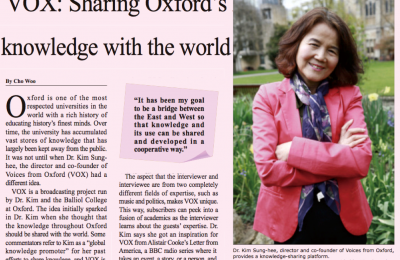 Sharing Oxford’s knowledge worldwide