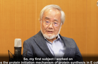 Professor Ohsumi discusses Nobel Prize for Autophagy